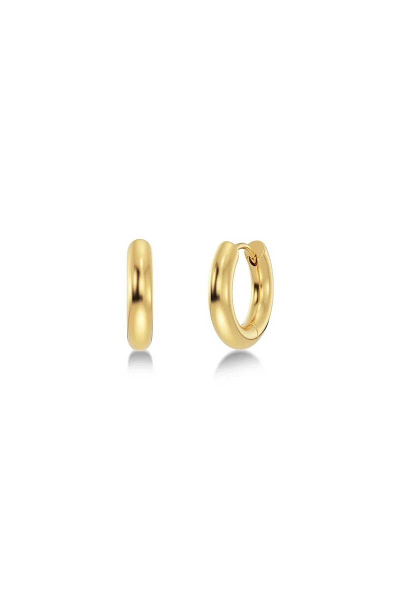 EDBLAD γυναικεία σκουλαρίκια "Chunky Hoops Χρυσό" (S) - 127622
