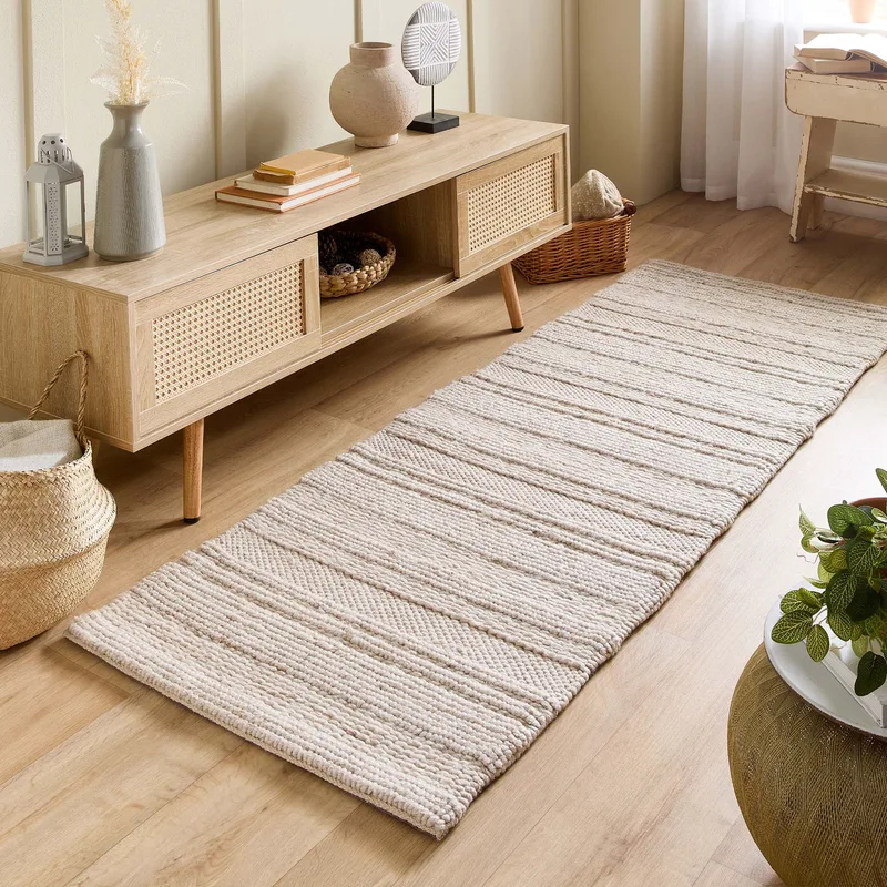 Chunky Knit Runner Cream