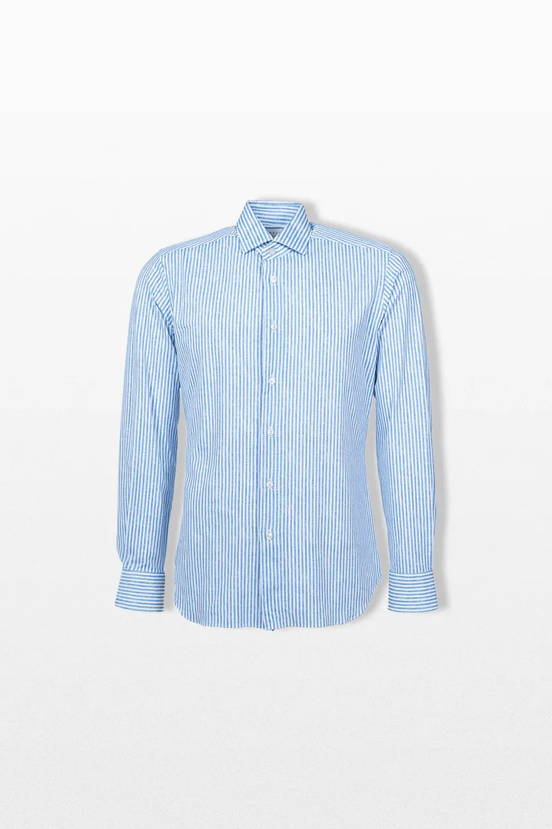 XACUS Ανδρικό Μπλε Striped Shirt