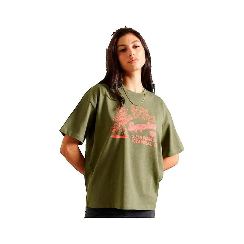 T-shirt με κοντά μανίκια Superdry T-shirt Workwear Graphic Oversized