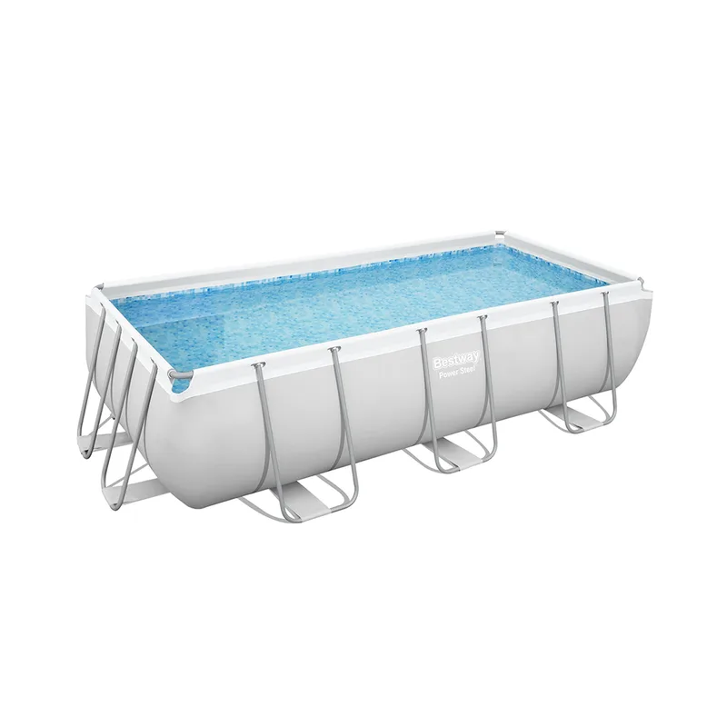 Πισίνα BESTWAY POWER STEEL RECTANGULAR FRAME POOL 404x201x100cm