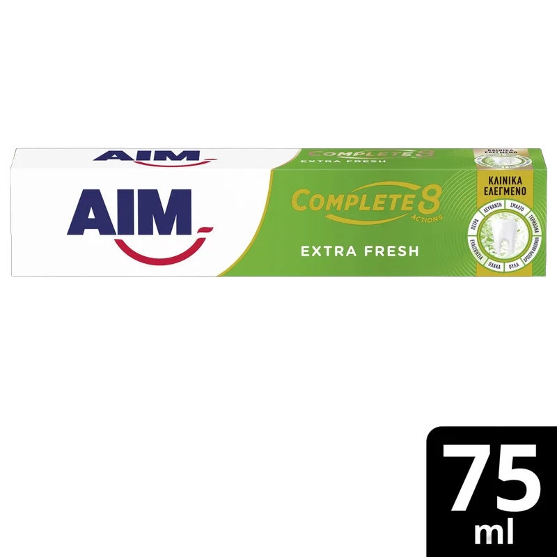 AIM Οδοντόκρεμα Complete 8 Action Extra Fresh 75ml
