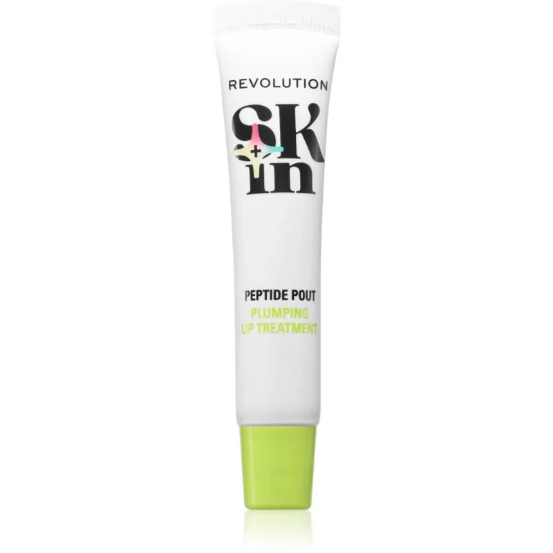 Revolution Skincare Skindividual Go Gentle Peptide Pout Plumping Lip Treatment ενυδατικό βάλσαμο για τα χείλη για αύξηση του αποτελέσματος 15 ml
