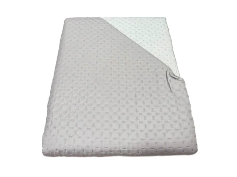 Κουβερλί Διπλό Microfiber Διπλής Όψης Cross Desing Γαρύφαλλο 220x240 - Μπεζ-Εκρού