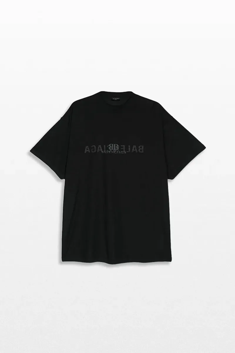 BALENCIAGA Ανδρικό Logo-Print Cotton T-Shirt
