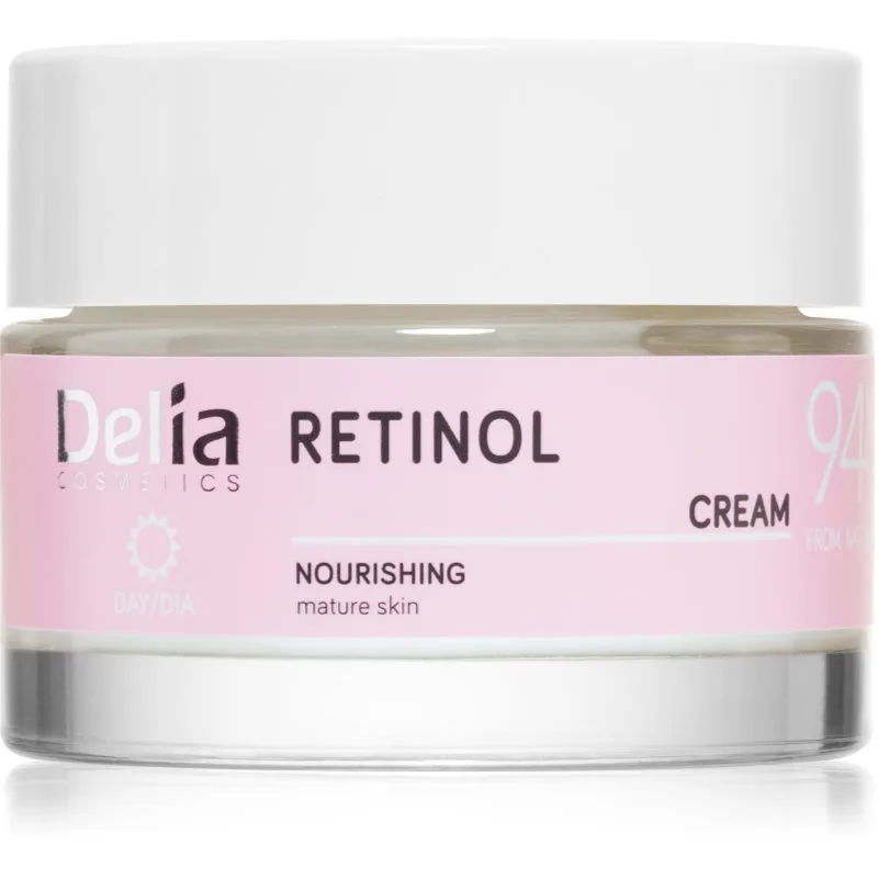 Delia Cosmetics Retinol Nourishing Day Cream θρεπτική κρέμα ημέρας με ρετινόλη 50 ml