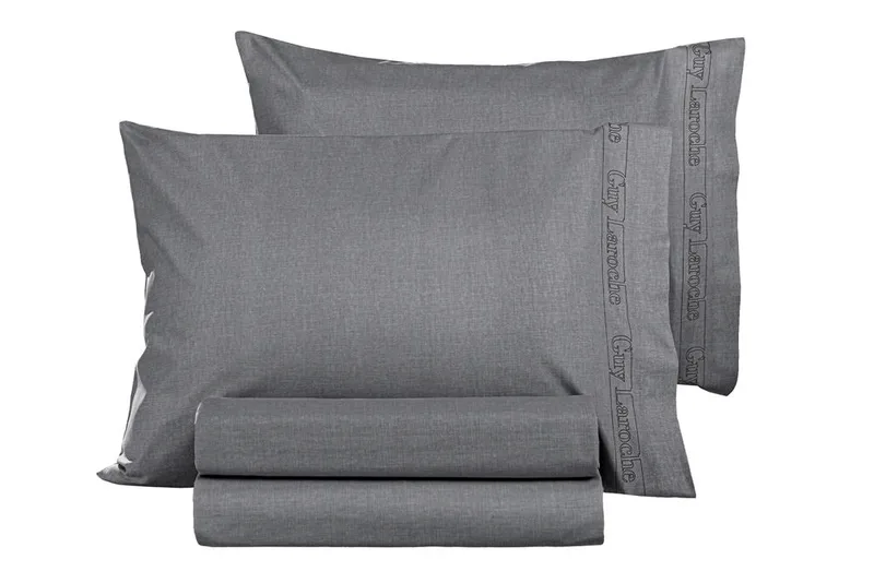 Ζεύγος Μαξιλαροθήκες Color Plus Anthracite