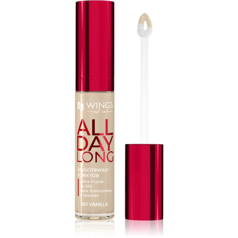 AA Wings of Color All Day Long Long Lasting Concealer υγρό κονσίλερ απόχρωση 501 Vanilla 6.2 γρ