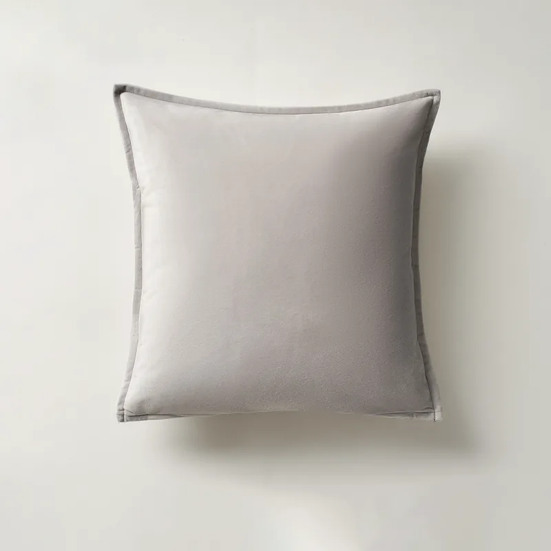 Διακοσμητική Μαξιλαροθήκη Βελουτέ (43x43) Gofis Home Winter Water Grey 710/34