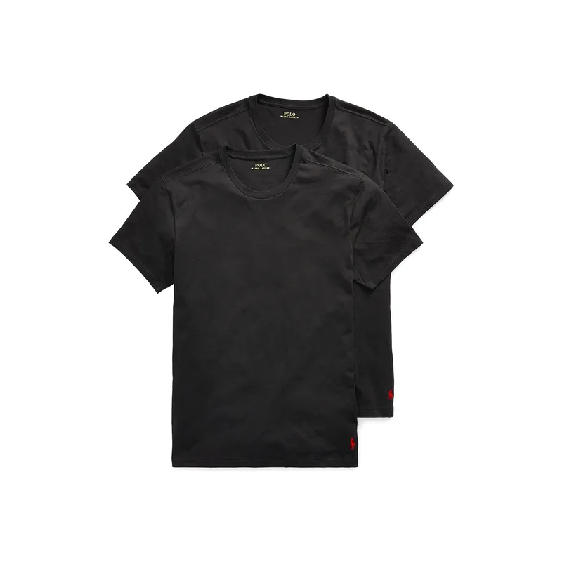Polo Ralph Lauren Σετ t-shirts Core Replen 714835960001 Μαύρο Slim Fit