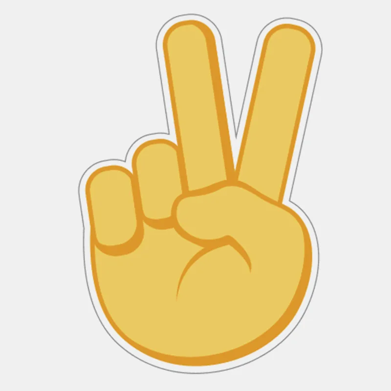 Crocs Peace Hand Sign διακοσμητικό Jibbitz (9000144801_7386)