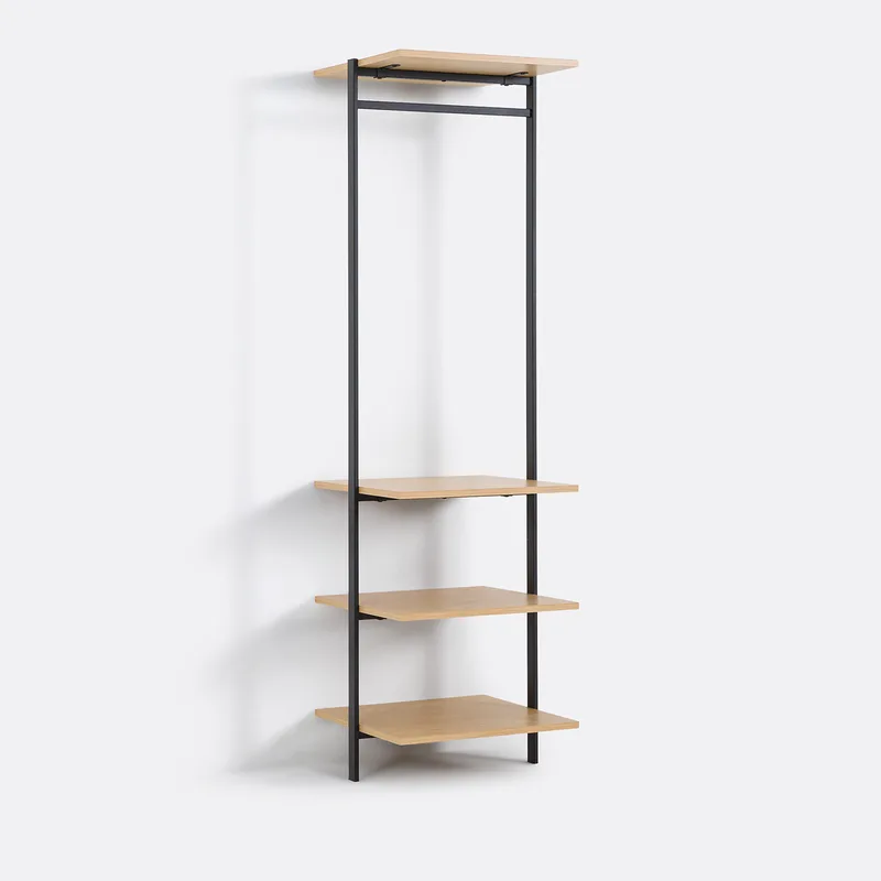 Μονάδα ντουλάπας με 4 ράφια Μ51xΠ55xΥ185cm