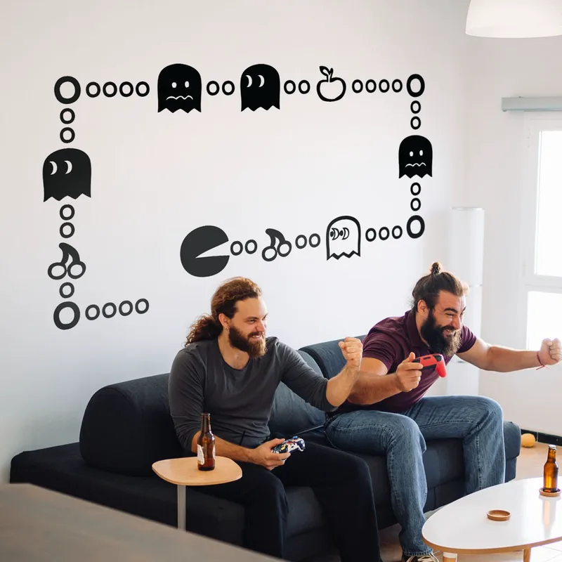 Aυτοκόλλητο τοίχου PACMAN