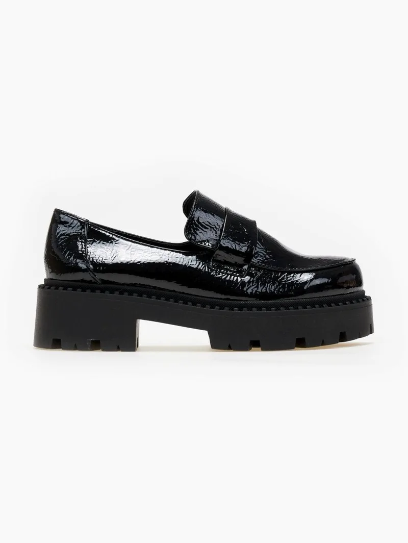 Estil Loafers Patent Leather Chunky - 350 - Black