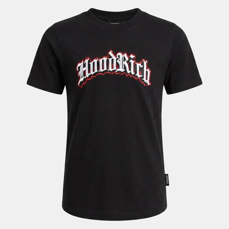 HOODRICH $Gothic Tee Blk/Red (9000198679_5566)