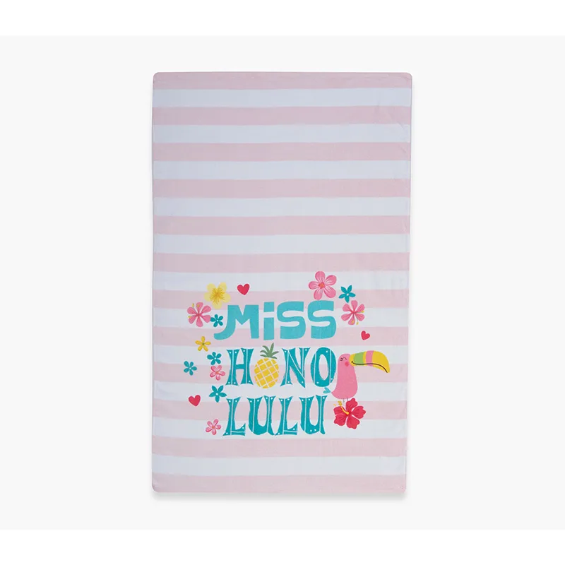 Πετσέτα Θαλάσσης 70X120 Nef Nef Miss Honolulu Ροζ (70x120)