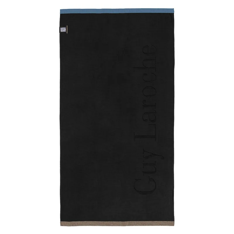 Πετσέτα Θαλάσσης (90x180) Guy Laroche Double Blue Black