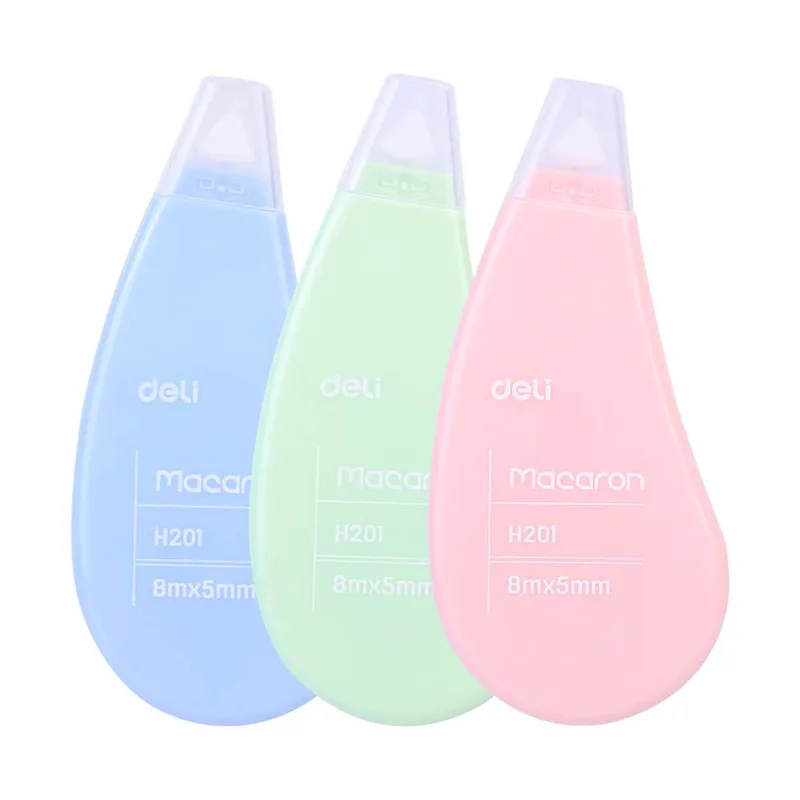 Deli Διορθωτική Ταινία Blister 5mmx8m Macaron (τυχαία επιλογή χρώματος)