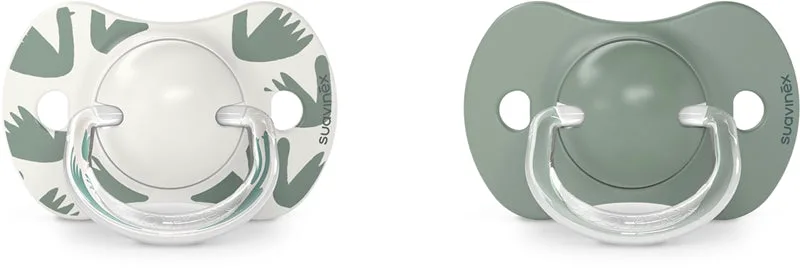 Suavinex Walk 6-18 months green pacifier 2 pieces
