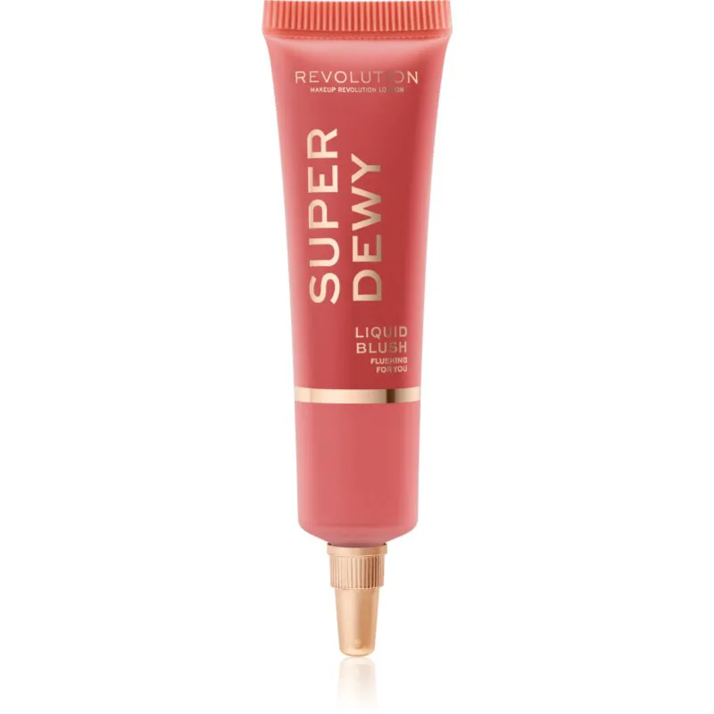 Revolution Superdewy υγρό ρουζ απόχρωση Flushing For You 15 ml