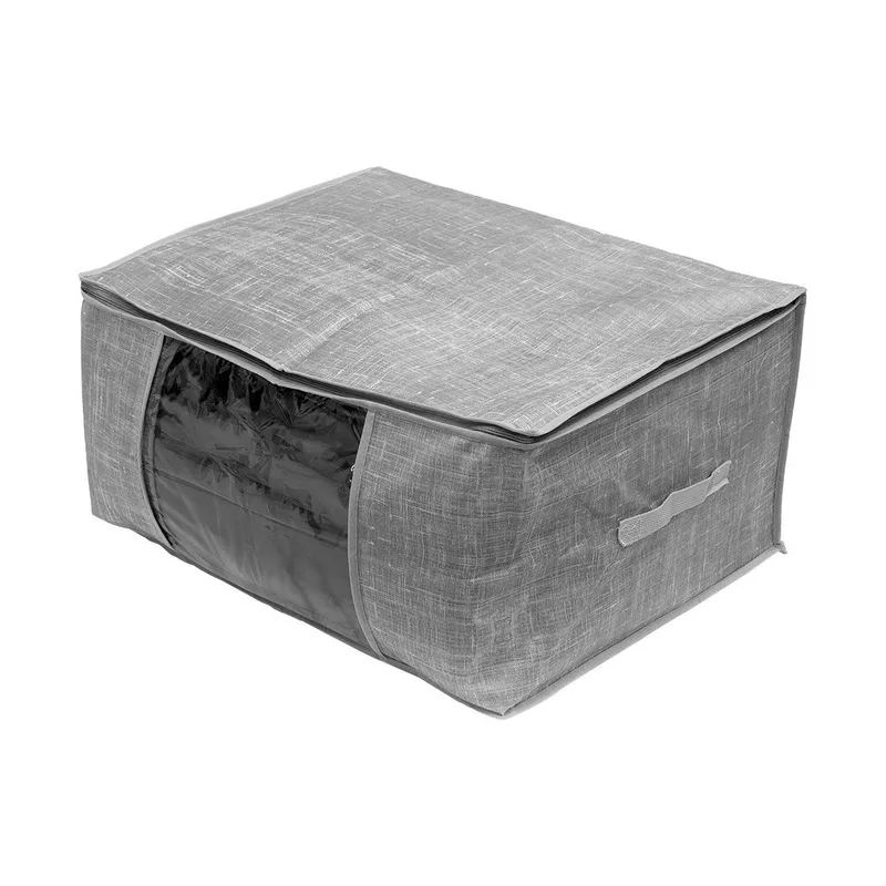 ΘΗΚΗ ΑΠΟΘΗΚΕΥΣΗΣ LINEN ΥΦΑΣΜΑΤΙΝΗ 60x45x30cm 03-5719