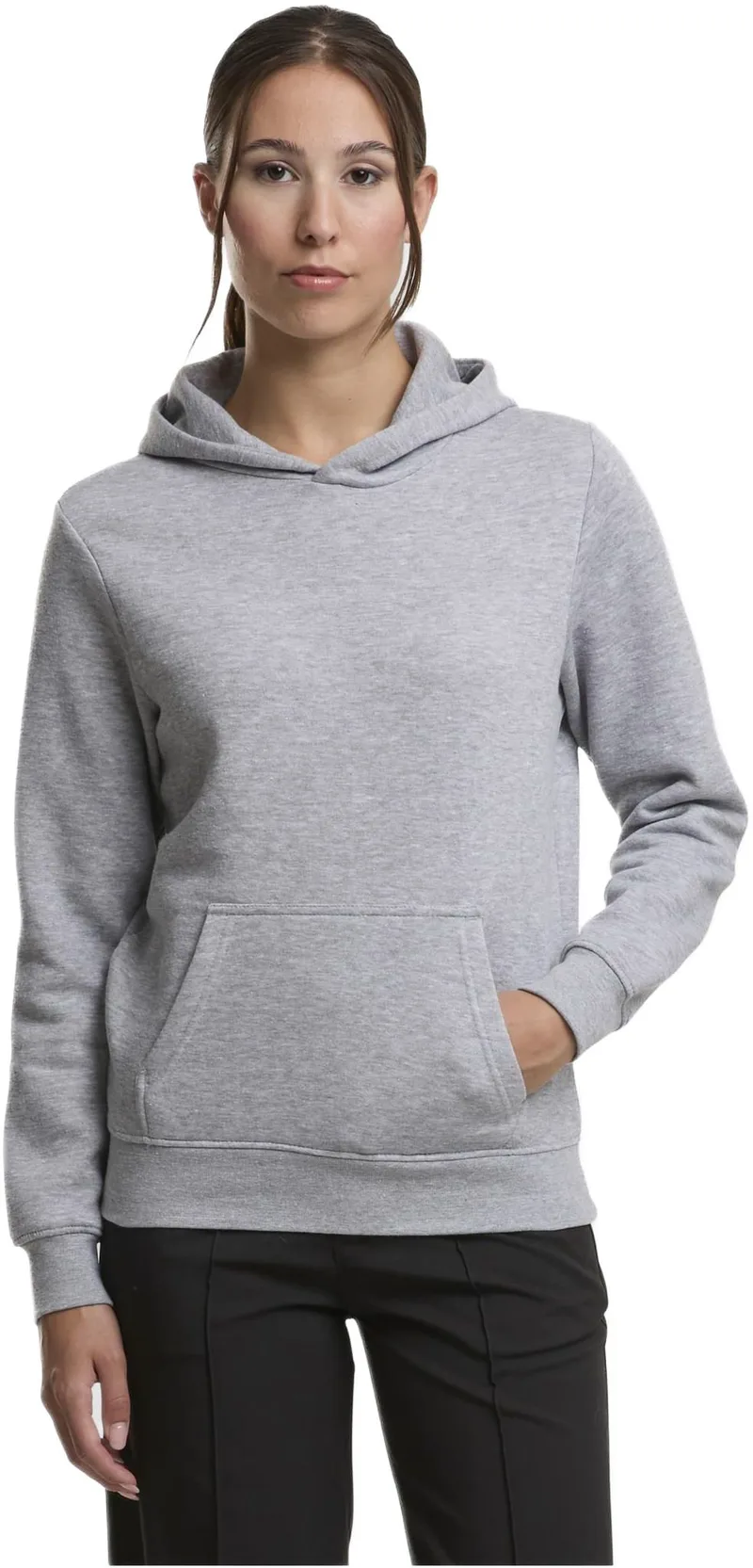 Ladies Basic Essential Hoody Urban Classics TB8009-03061 heathergrey