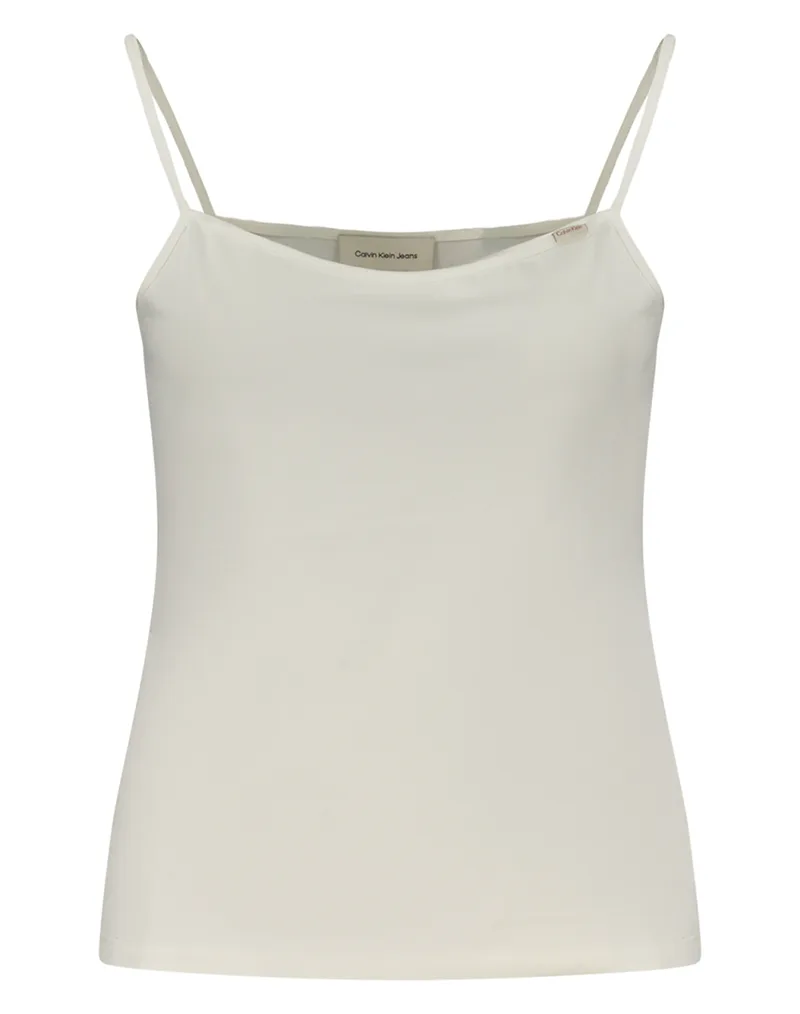 CALVIN KLEIN JEANS SL COTTON STRETCH STRAP CAMI LV047F259G-YAF White