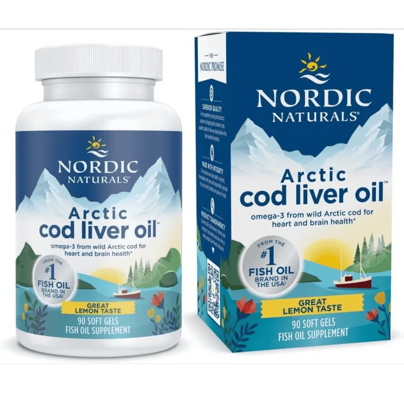 Nordic naturals Arctic Cod Liver Oil 750mg 90 softgels
