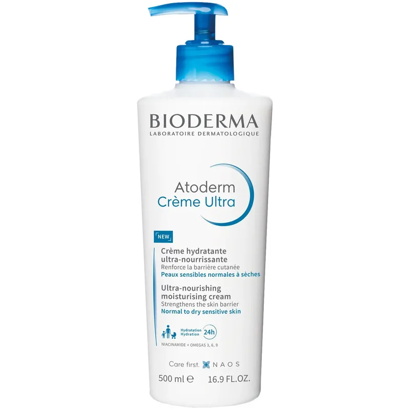 Bioderma Atoderm Creme Ultra Nourishing Cream Πλούσια Ενυδατική Κρέμα για Κανονική, Ξηρή & Ευαίσθητη Επιδερμίδα 500ml