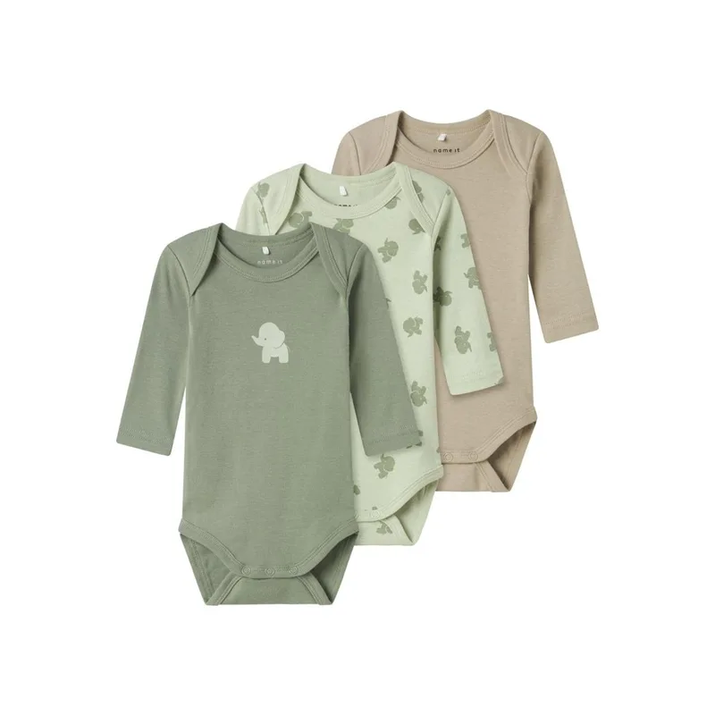 Φορμάκια μπεμπέ πακέτο 3 τεμ. unisex name it-13241751-Sea Foam
