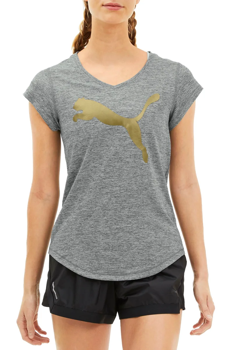 Μπλούζα Κοντομάνικη Puma Heather Cat 517147-19 Γυναικείο