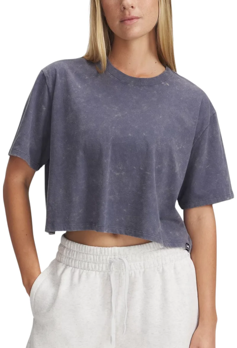 Μπλούζα Κοντομάνικη Under Armour Rival Wash SS 1389724-044 Γυναικείο
