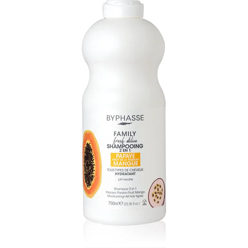 BYPHASSE Fresh Délice σαμπουάν και κοντίσιονερ 2 σε 1 750 ml