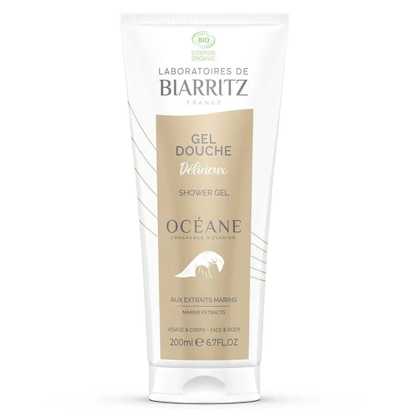 Laboratoires De Biarritz Océane Delicious Organic Shower Gel with Marine Extracts 200ml