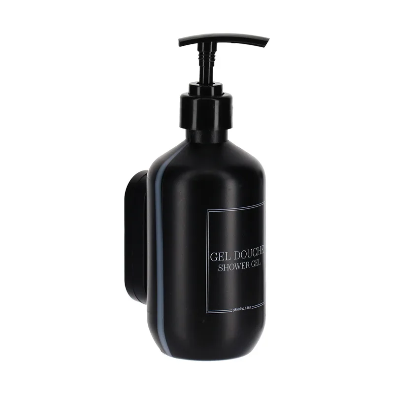 Επιτοίχιo Dispenser Για Αφρόλουτρο 380ml (7x8.5x17) T-D Black 62184103