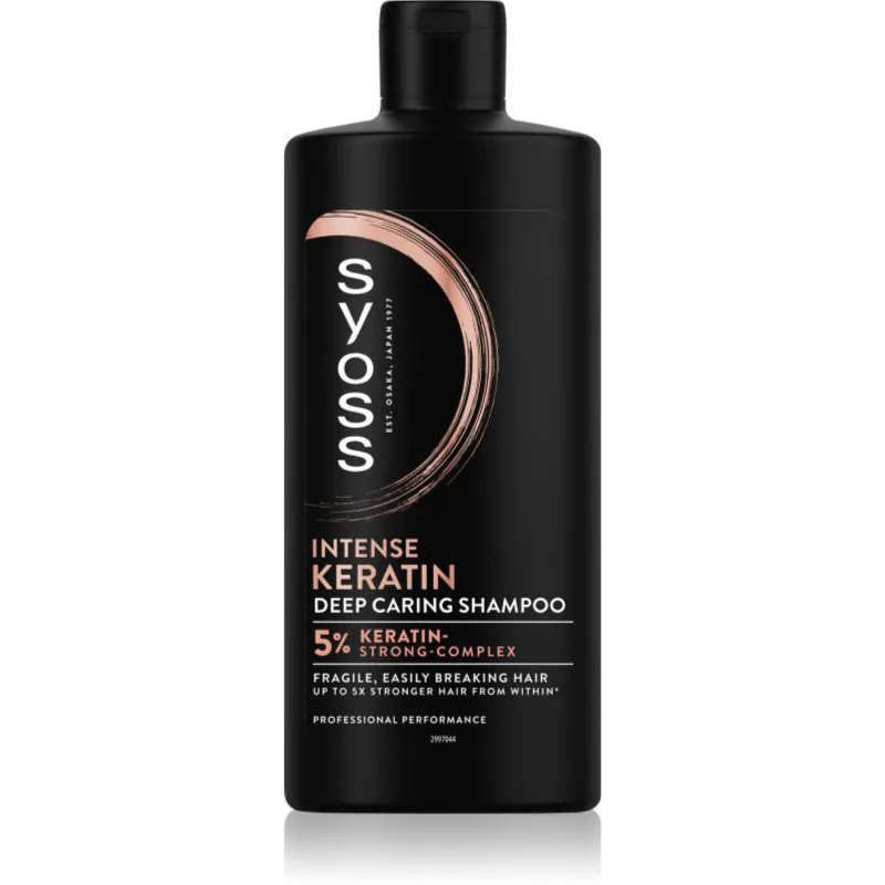 Syoss Intense Keratin σαμπουάν με κερατίνη για την αντιμετώπιση του σπασίματος των μαλλιών 440 ml