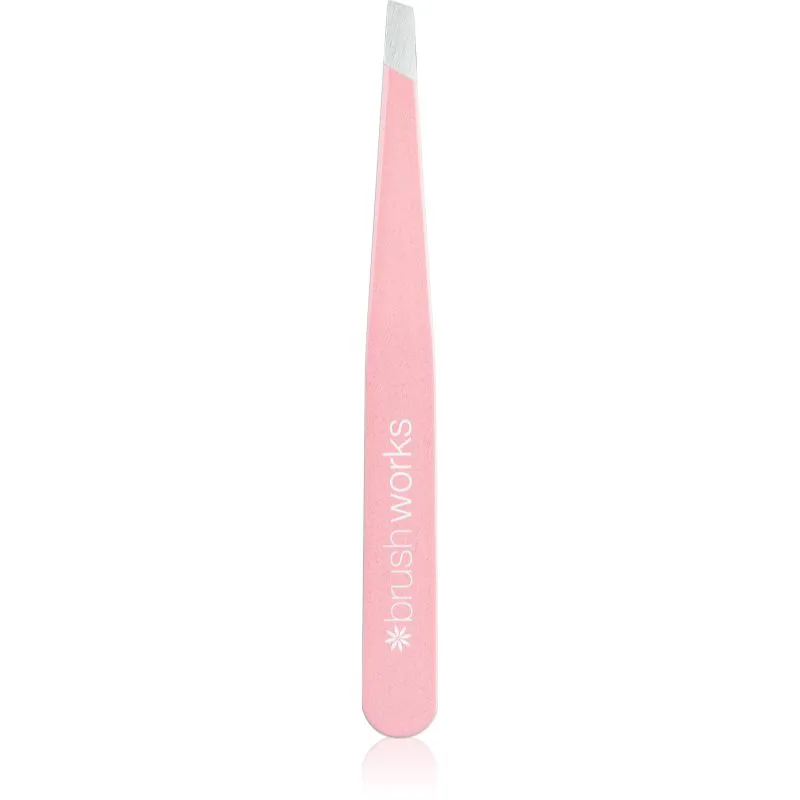 Brushworks Precision Slanted Tweezers τσιμπίδα με λοξό τέλος 1 τμχ