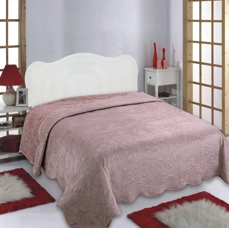Κουβέρτα Βελούδο King Size Silk Fashion NX2211 Syklamen 240x260