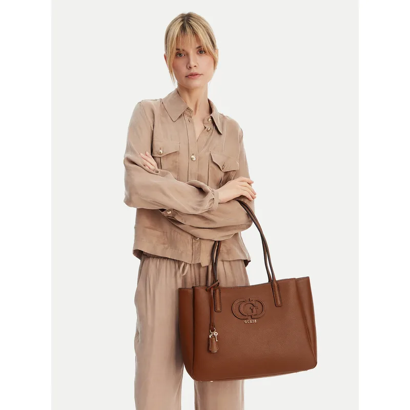 Τσάντα Guess Isola HWBG9 905230 Καφέ