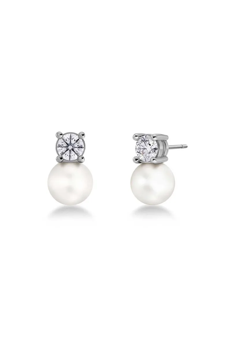 EDBLAD γυναικεία σκουλαρίκια "Luna Studs Steel" (S) - 123867