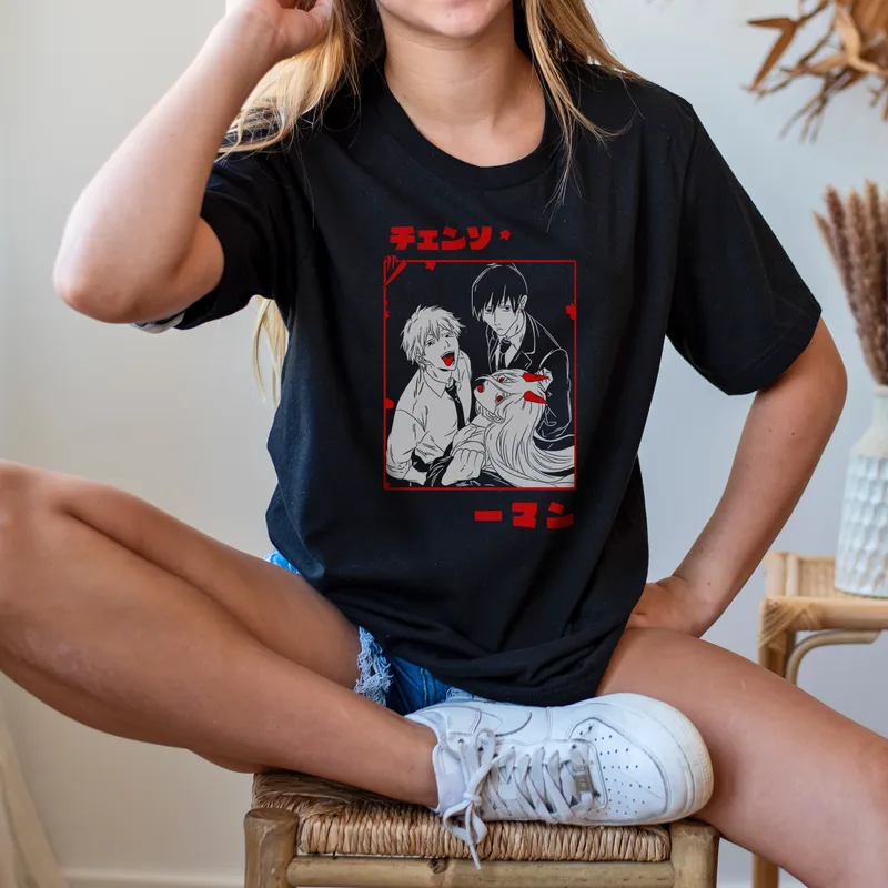 Stella Anime - Organic Vegan T-Shirt Unisex - Μαύρο - XL