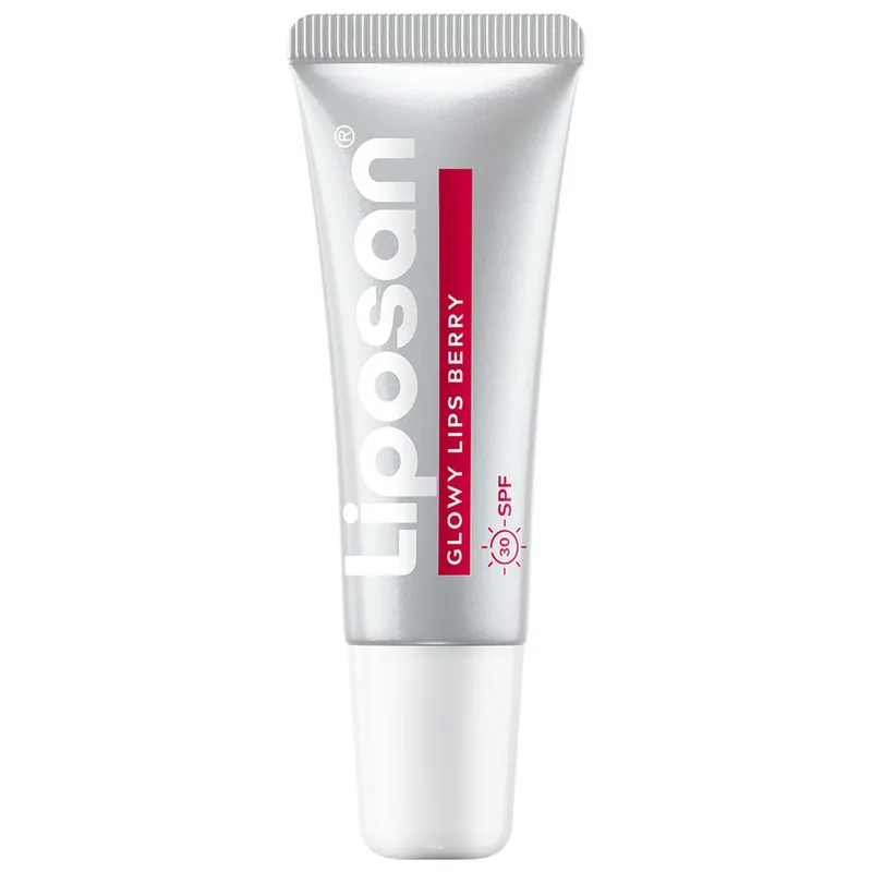 Liposan Glowy Lips Spf30 Lip Gloss με Απαλή Απόχρωση & Πλούσιο Γυαλιστερό Τελείωμα Υψηλής Προστασίας 10ml - Berry