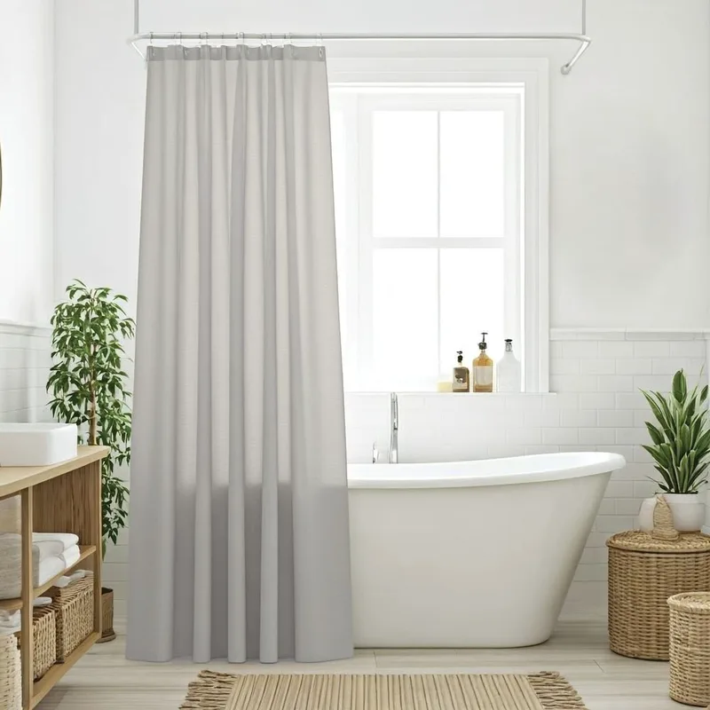 ΚΟΥΡΤΙΝΑ ΜΠΑΝΙΟΥ DAS HOME 0805 GREY(180X240CM)