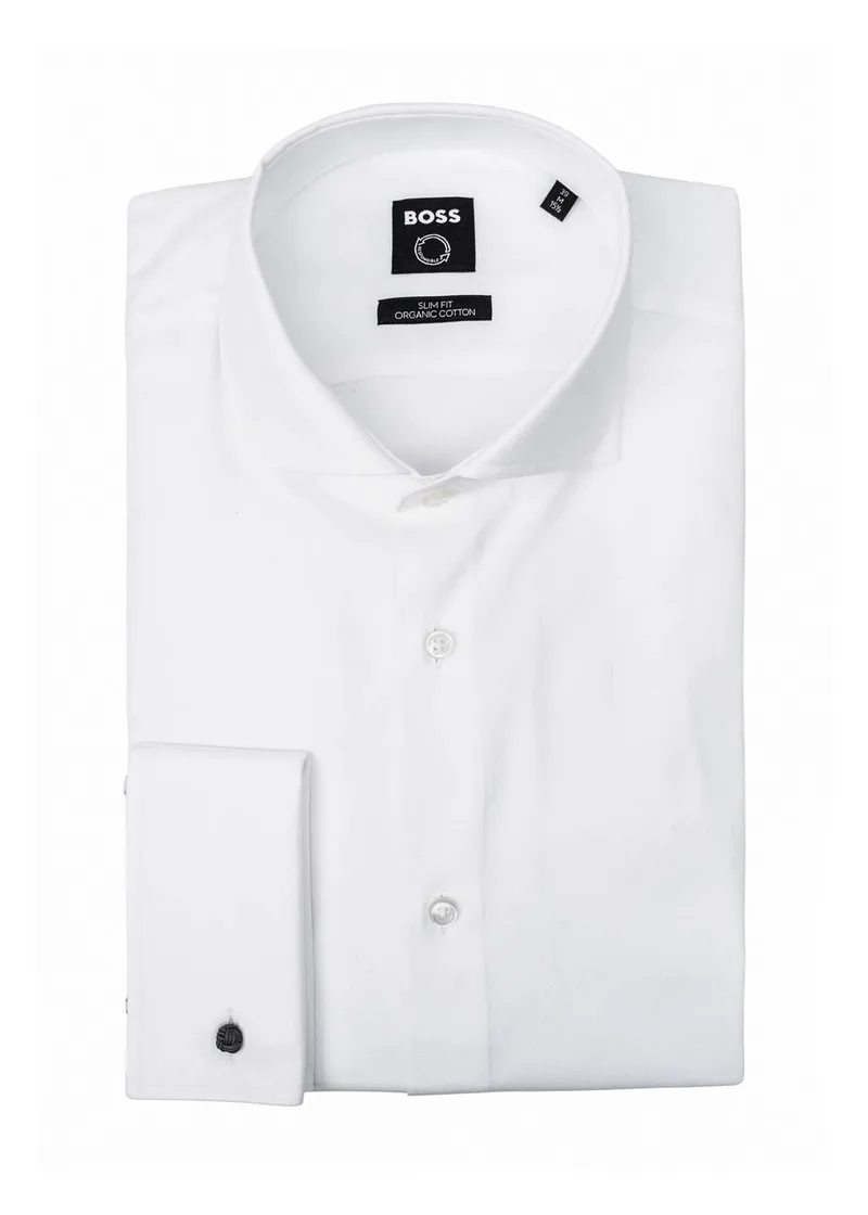 BOSS Πουκάμισο της σειράς H-HANK Spread DC 214 - 50469662 100 White