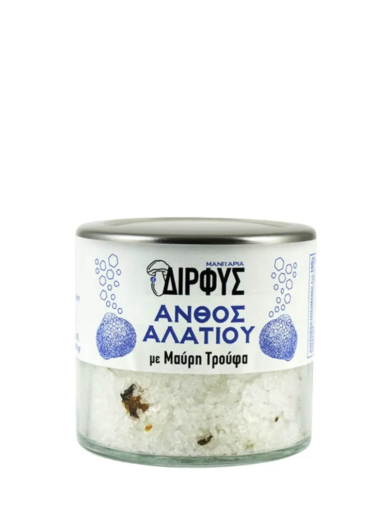 Αλάτι με μαύρη τρούφα, Εύβοιας "Δίρφυς" 90g>