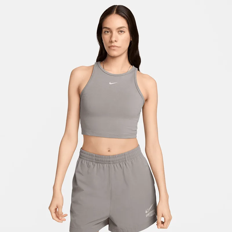Nike Sportswear Chill Knit Γυναικείο Cropped Αμάνικο T-Shirt (9000198412_75260)