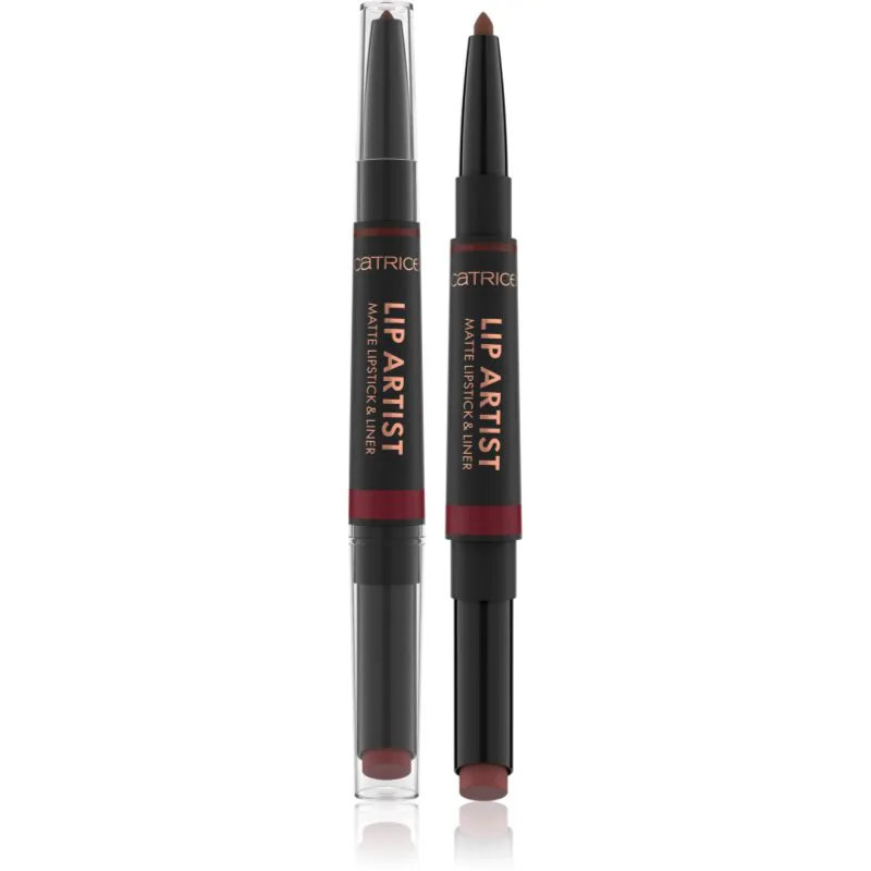 Catrice Lip Artist Matte Lipstick & Liner κραγιόν + μολύβι για τα χείλια με ματ αποτελέσματα απόχρωση 040 Sisters By Heart 1.74 γρ