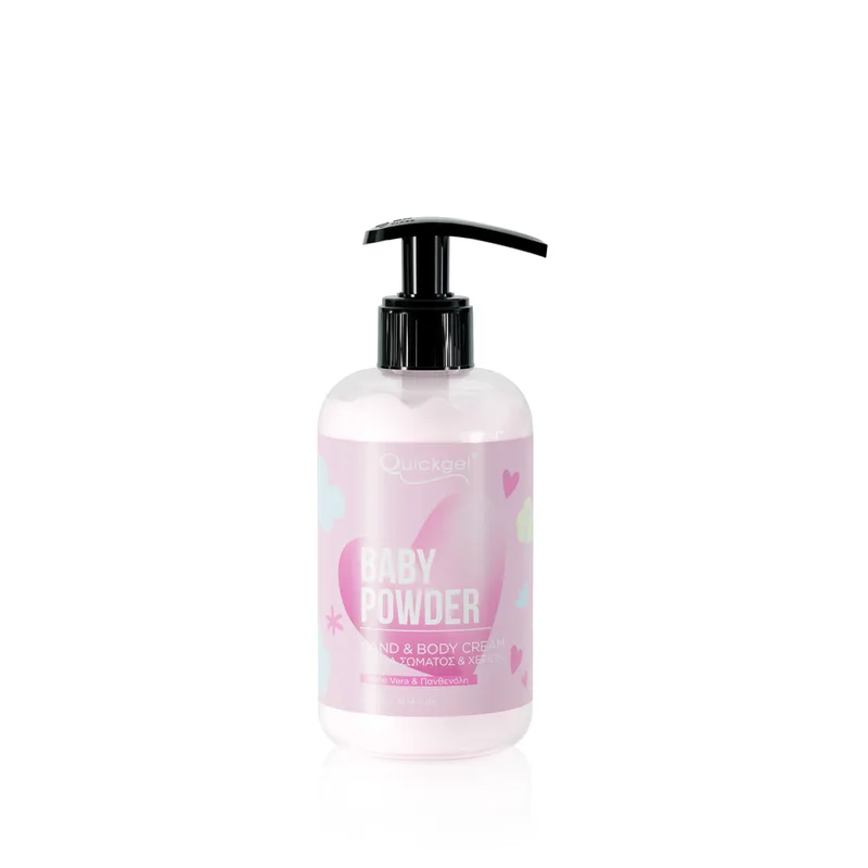 Ενυδατική κρέμα χεριών και σώματος - Baby Powder - 300ml
