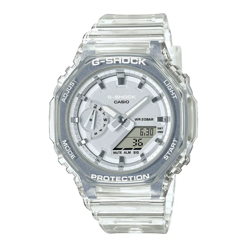 CASIO G-Shock Transparent Rubber Strap GMA-S2100SK-7AER