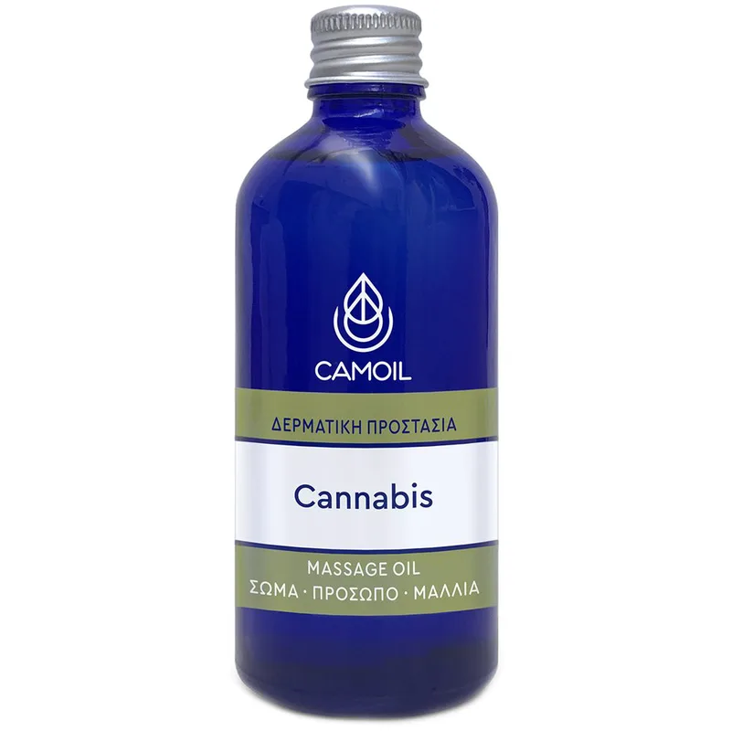 Camoil Skin Protective Cannabis Massage Oil Φυτικό Έλαιο Κάνναβης για Μασάζ σε Πρόσωπο - Σώμα - Μαλλιά με Επανορθωτικές Ιδιότητες Κατά των Δερματικών Βλαβών 100ml
